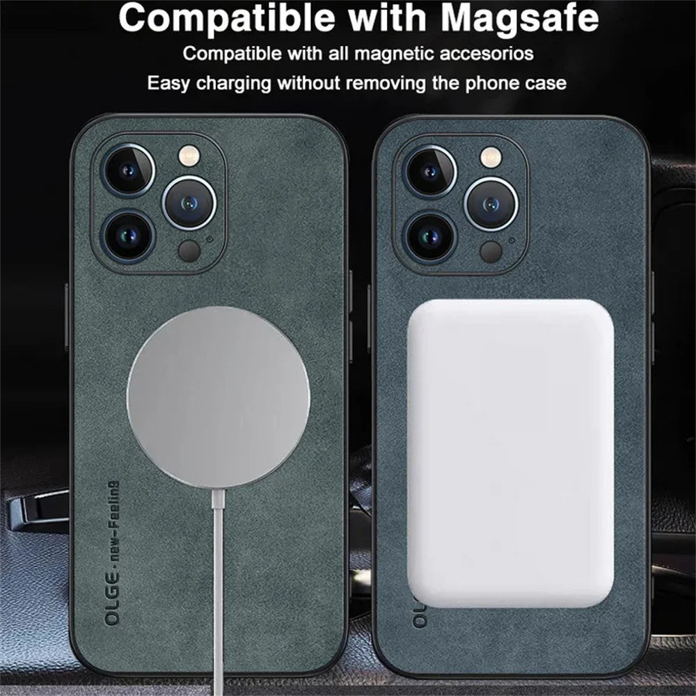 Phone Cases Pour iPhone 16 Pro et pro Max charge magnétique