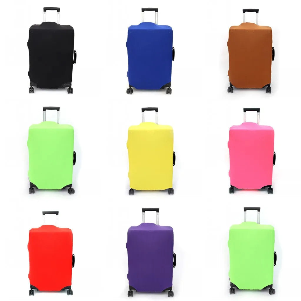 Housse de protection pour valise en tissu extensible simple