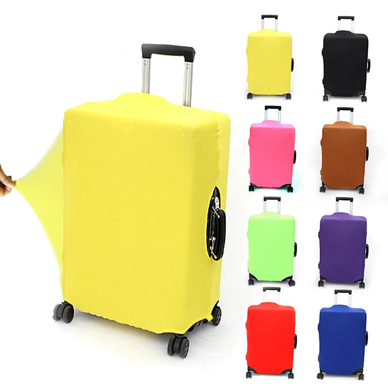 Housse de protection pour valise en tissu extensible simple
