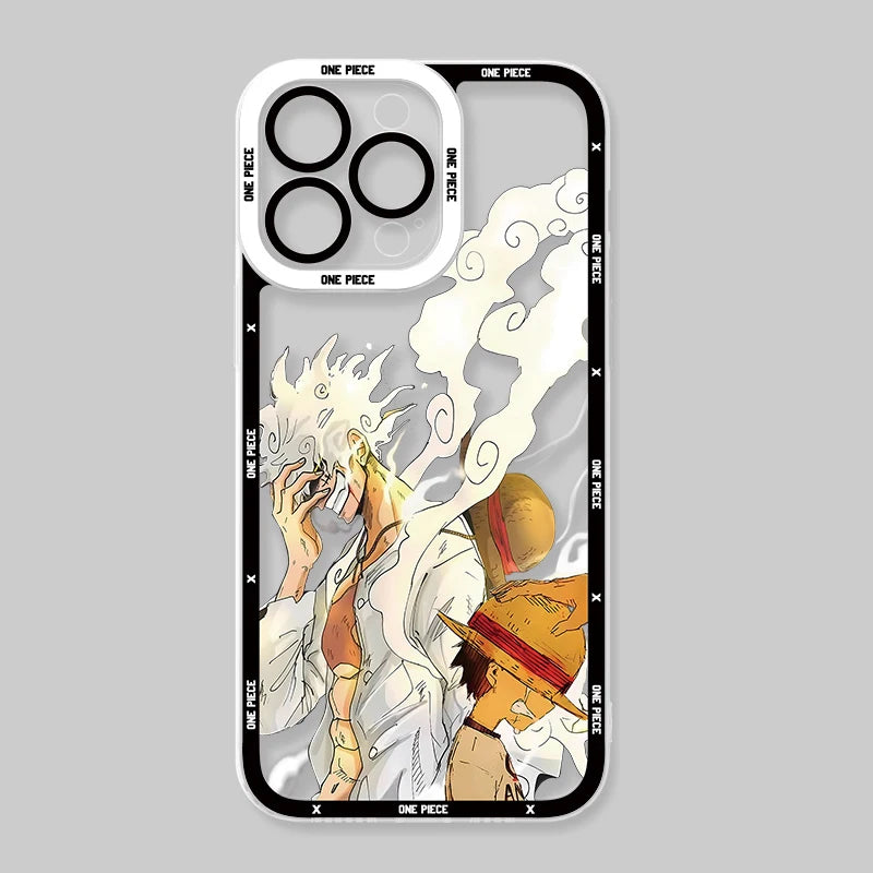 Coque transparente anime pour iPhone 16 Pro Max et 16 pro