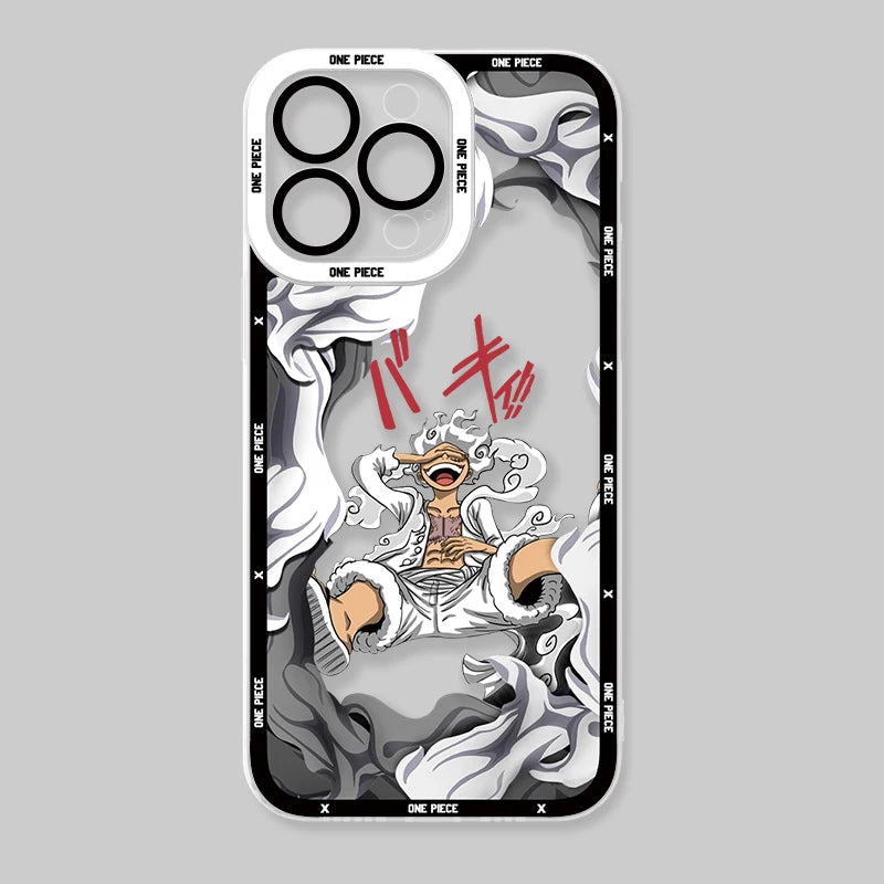 Coque transparente anime pour iPhone 16 Pro Max et 16 pro